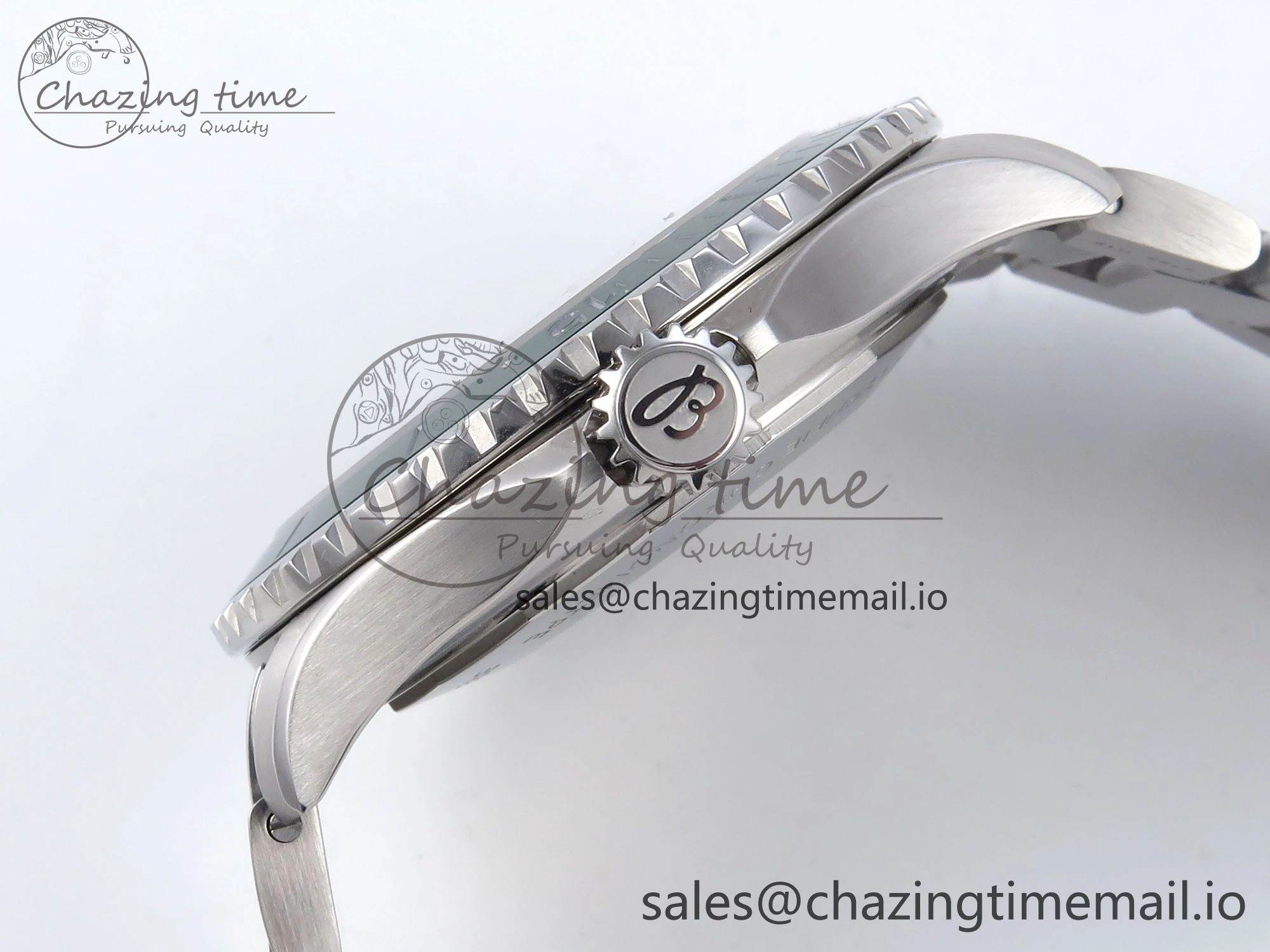 Superocean 44mm SS TF 1:1 Best Edition Light Blue Dial on SS Bracelet A2824