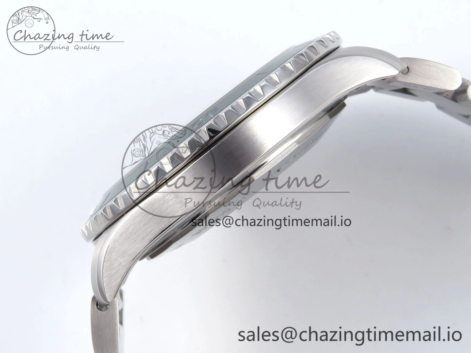 Superocean 44mm SS TF 1:1 Best Edition Light Blue Dial on SS Bracelet A2824