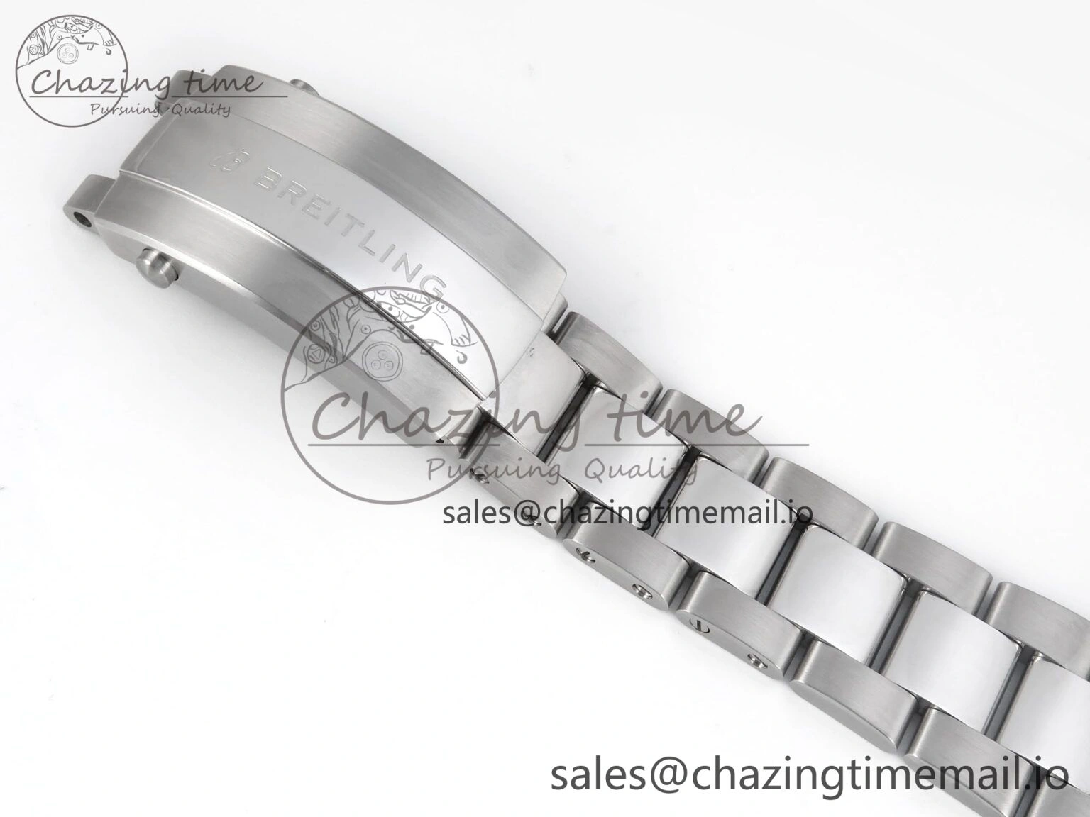 Superocean 44mm SS TF 1:1 Best Edition Light Blue Dial on SS Bracelet A2824