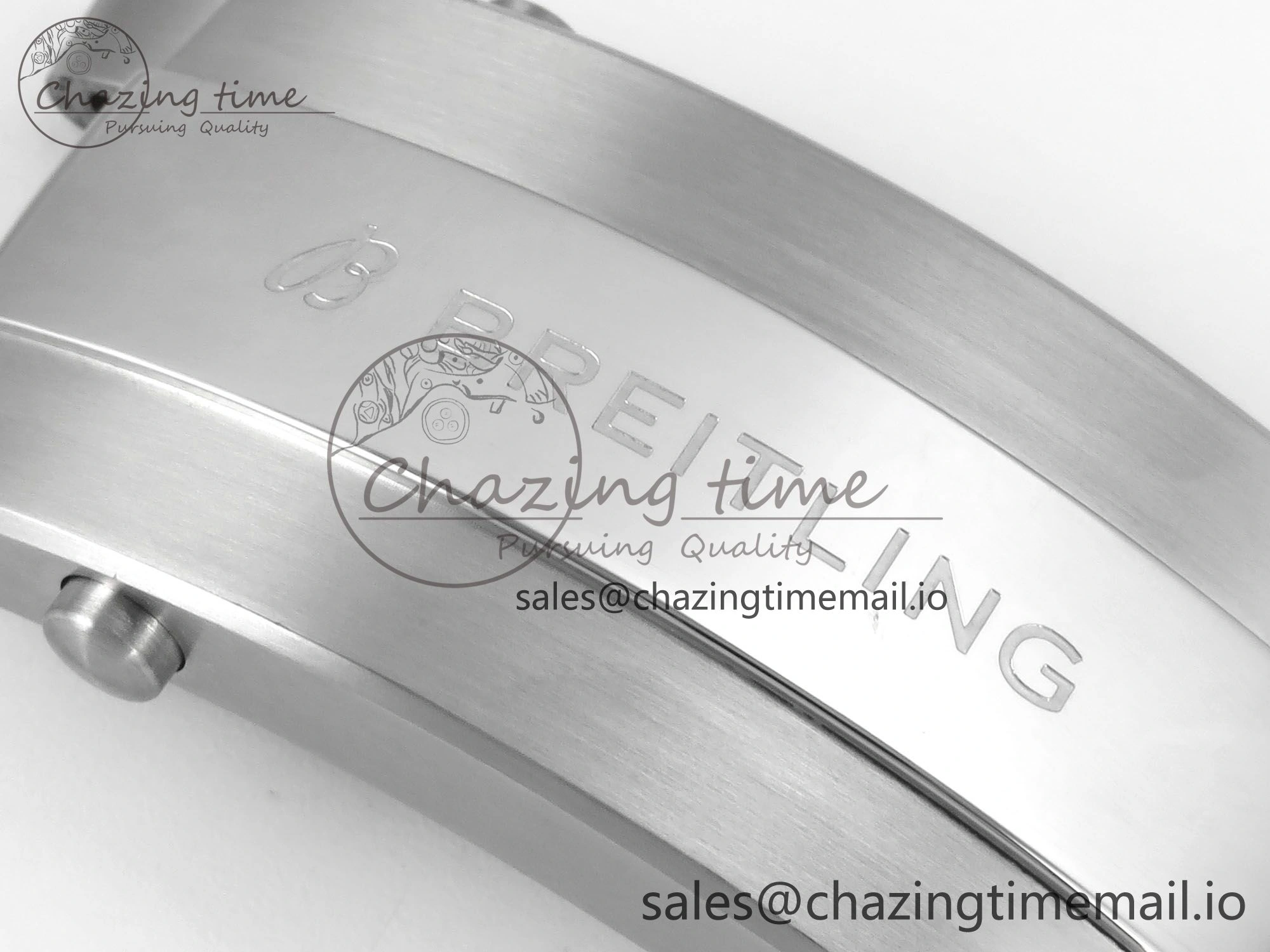 Superocean 44mm SS TF 1:1 Best Edition Light Blue Dial on SS Bracelet A2824