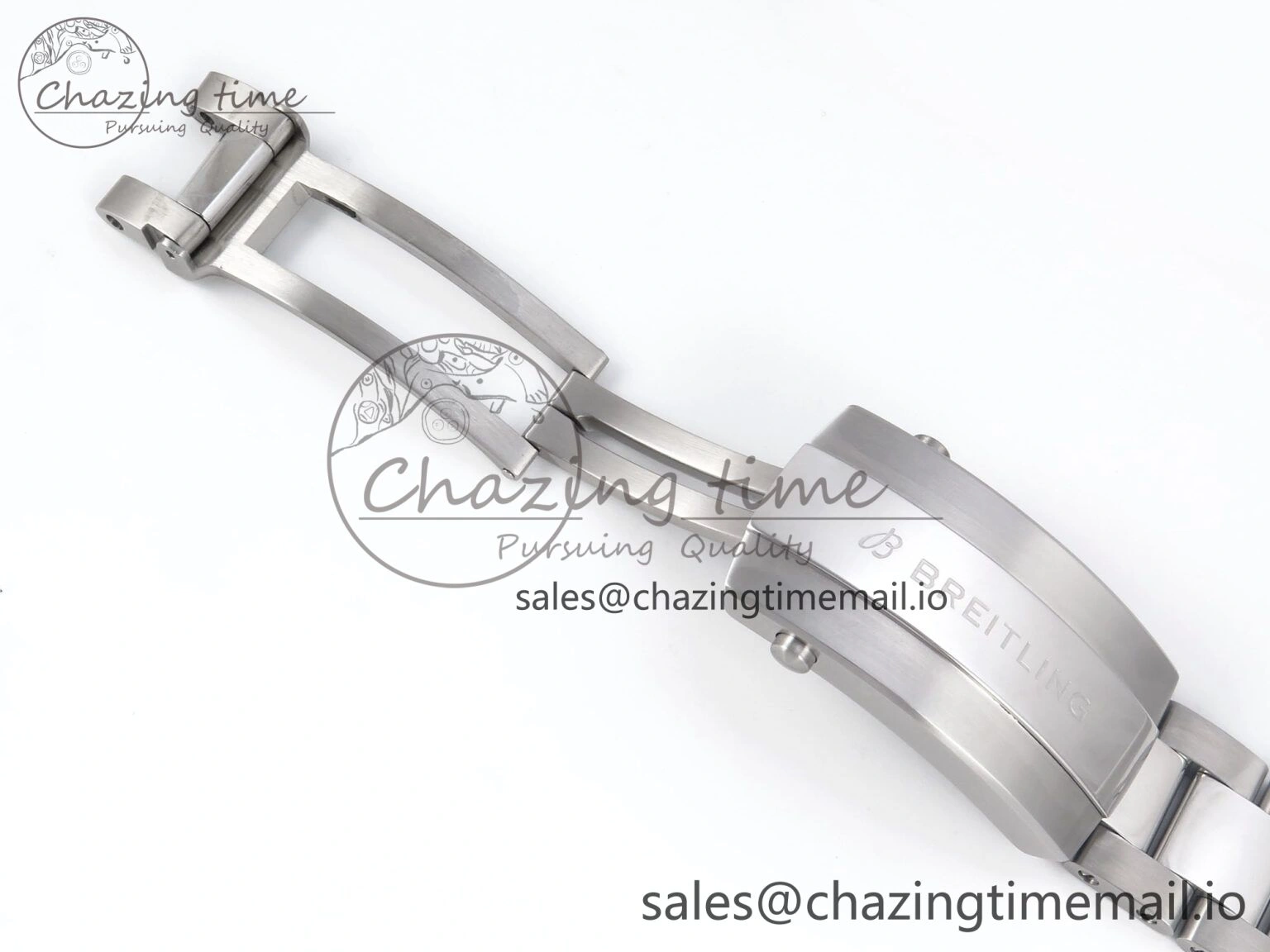 Superocean 44mm SS TF 1:1 Best Edition Light Blue Dial on SS Bracelet A2824