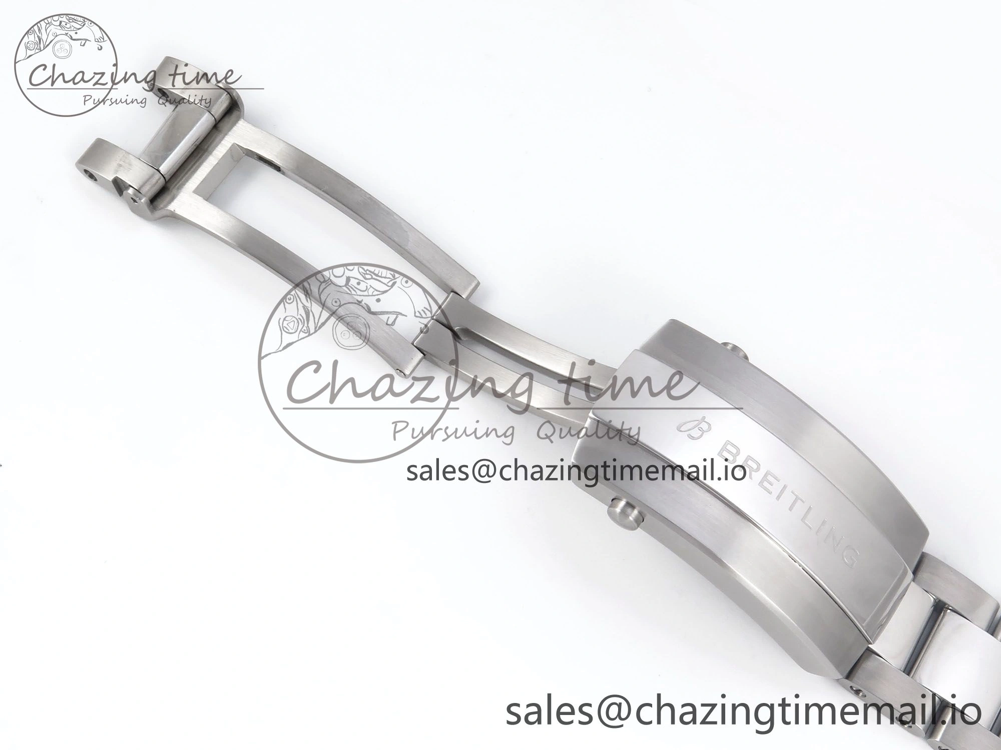 Superocean 44mm SS TF 1:1 Best Edition Light Blue Dial on SS Bracelet A2824