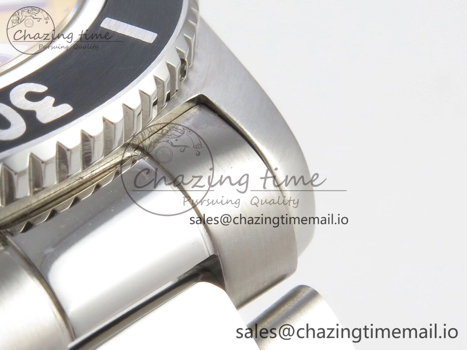 Superocean 44mm SS TF 1:1 Best Edition Yellow Dial Black Bezel on SS Bracelet A2824 V2