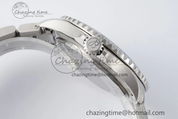 Superocean 44mm TF 1:1 Best Edition Blue White Dial Black Bezel on SS Bracelet A2824