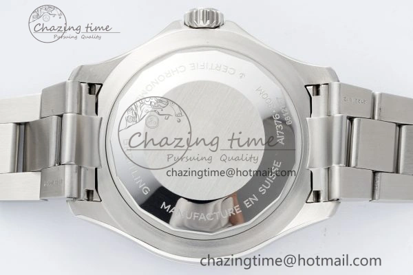 Superocean 44mm TF 1:1 Best Edition Blue White Dial Blue Bezel on SS Bracelet A2824