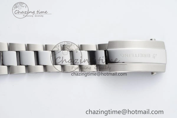 Superocean 44mm TF 1:1 Best Edition Blue White Dial Blue Bezel on SS Bracelet A2824