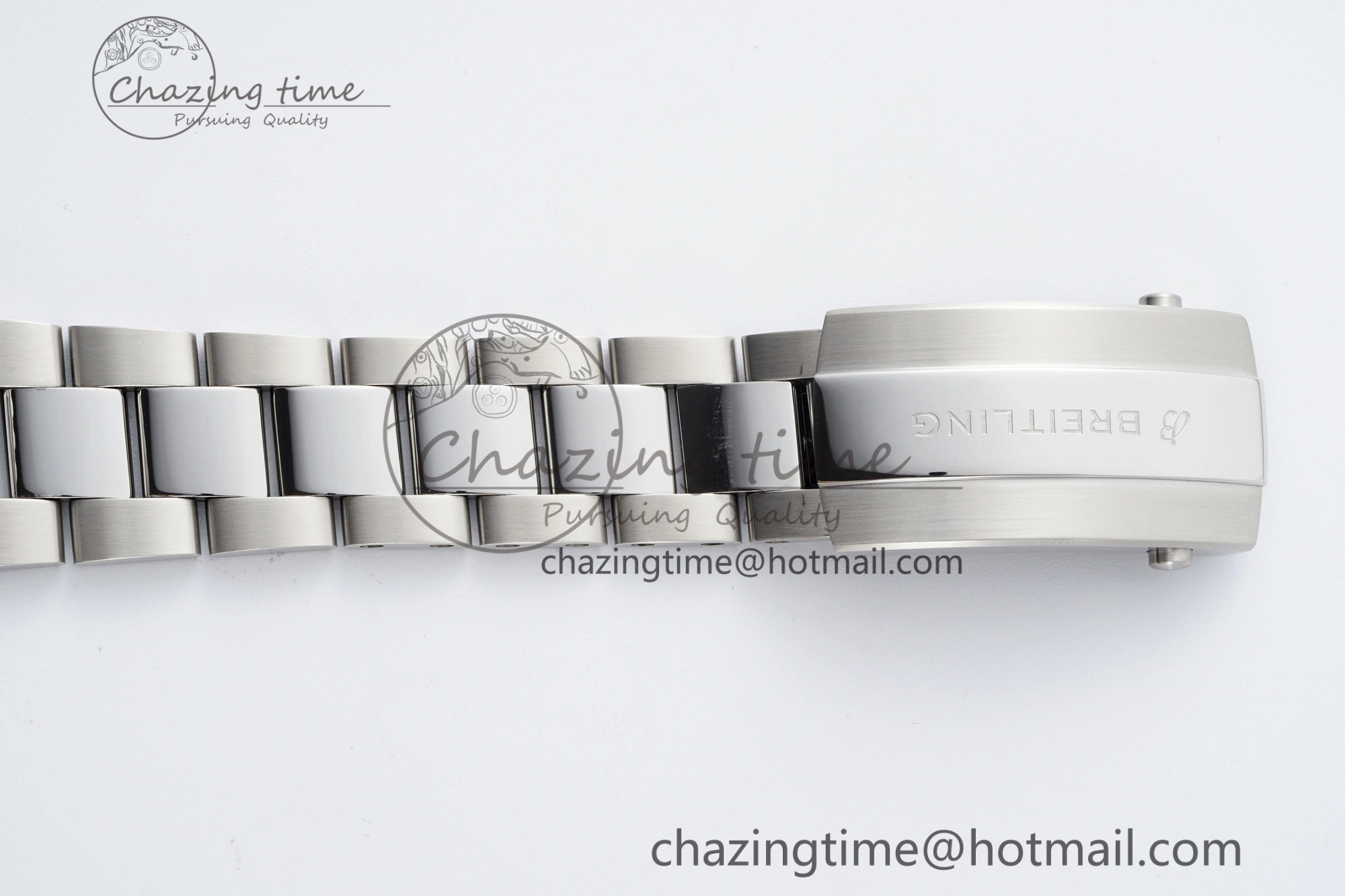 Superocean 44mm TF 1:1 Best Edition Blue White Dial Blue Bezel on SS Bracelet A2824