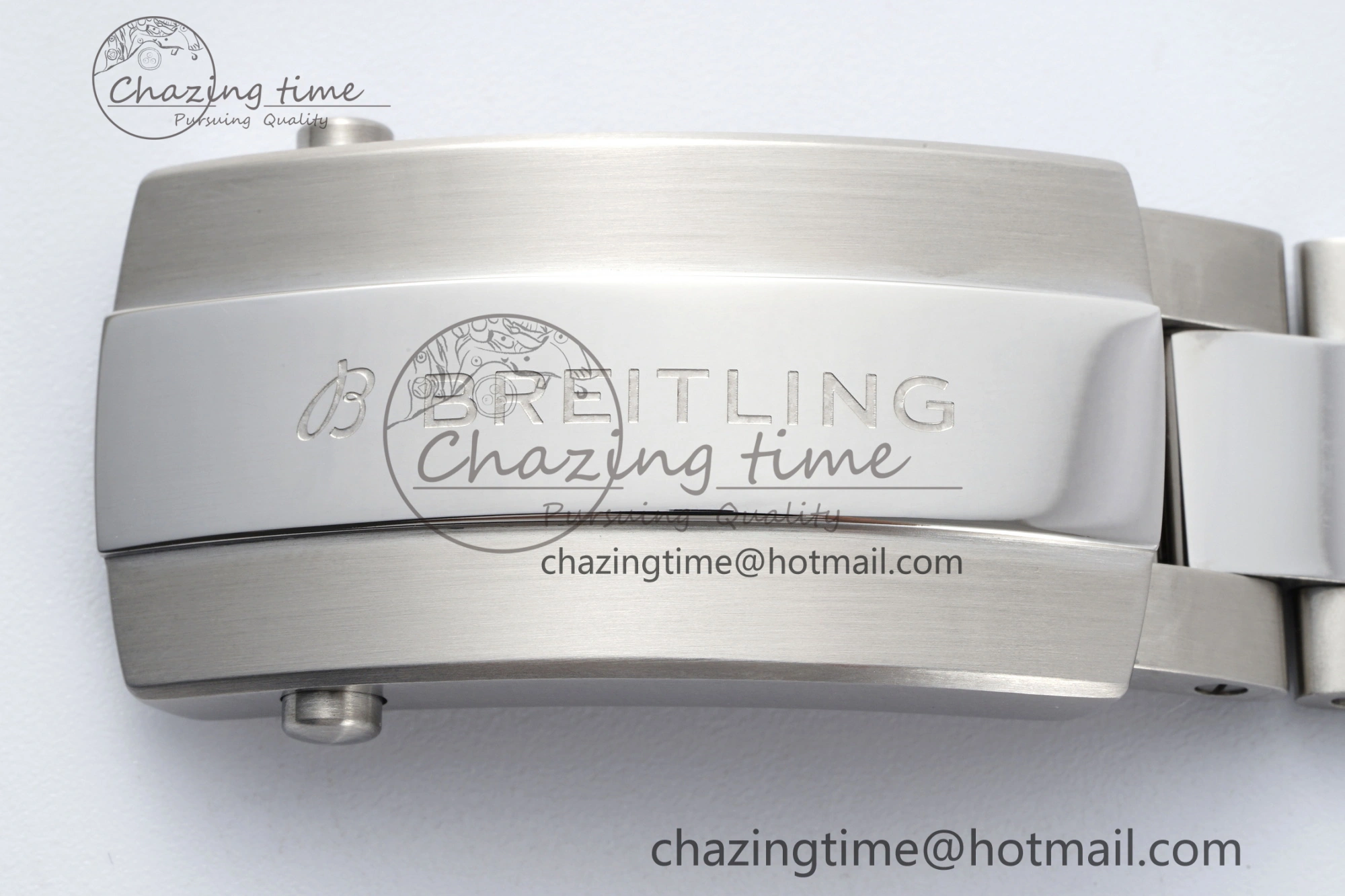 Superocean 44mm TF 1:1 Best Edition Blue White Dial Blue Bezel on SS Bracelet A2824