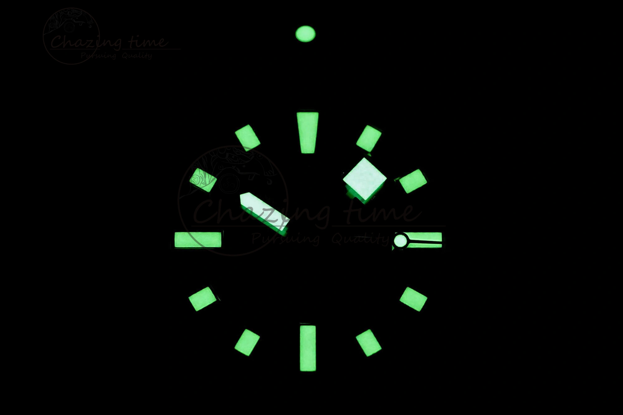 Superocean 44mm TF 1:1 Best Edition Green White Dial Green Bezel on SS Bracelet A2824