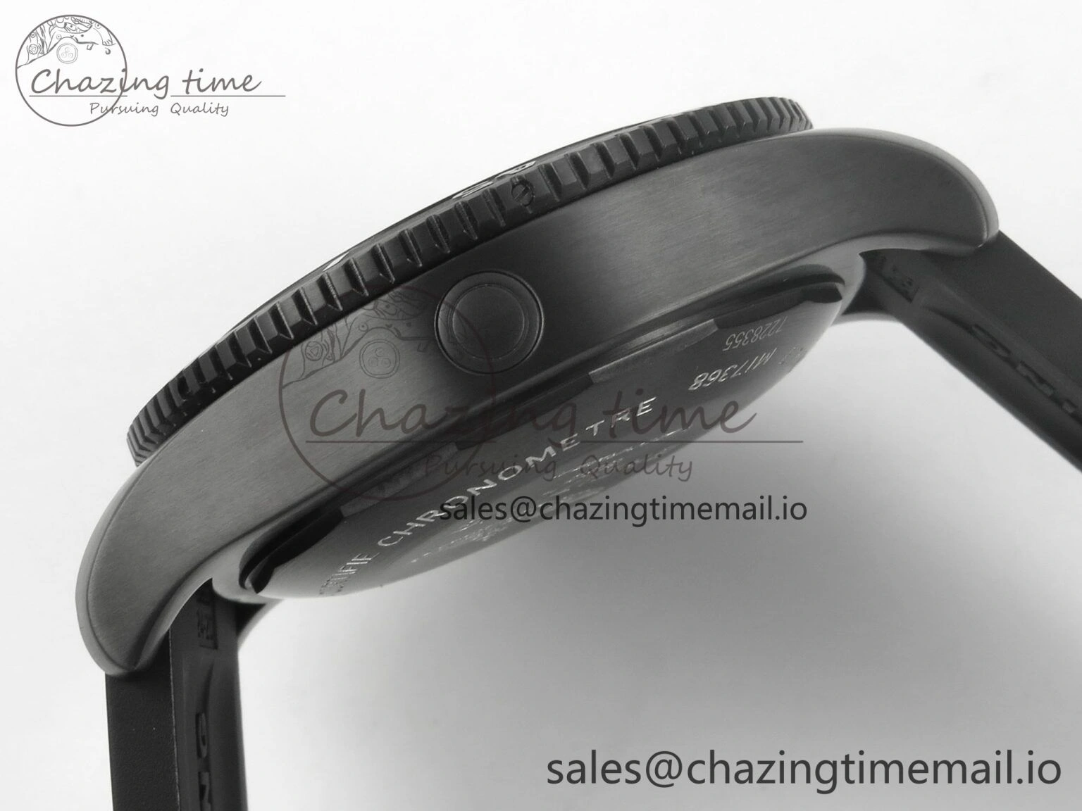 Superocean 46mm TF 1:1 Best Edition Yellow Dial Black Bezel on Black Rubber Strap A2824 V2