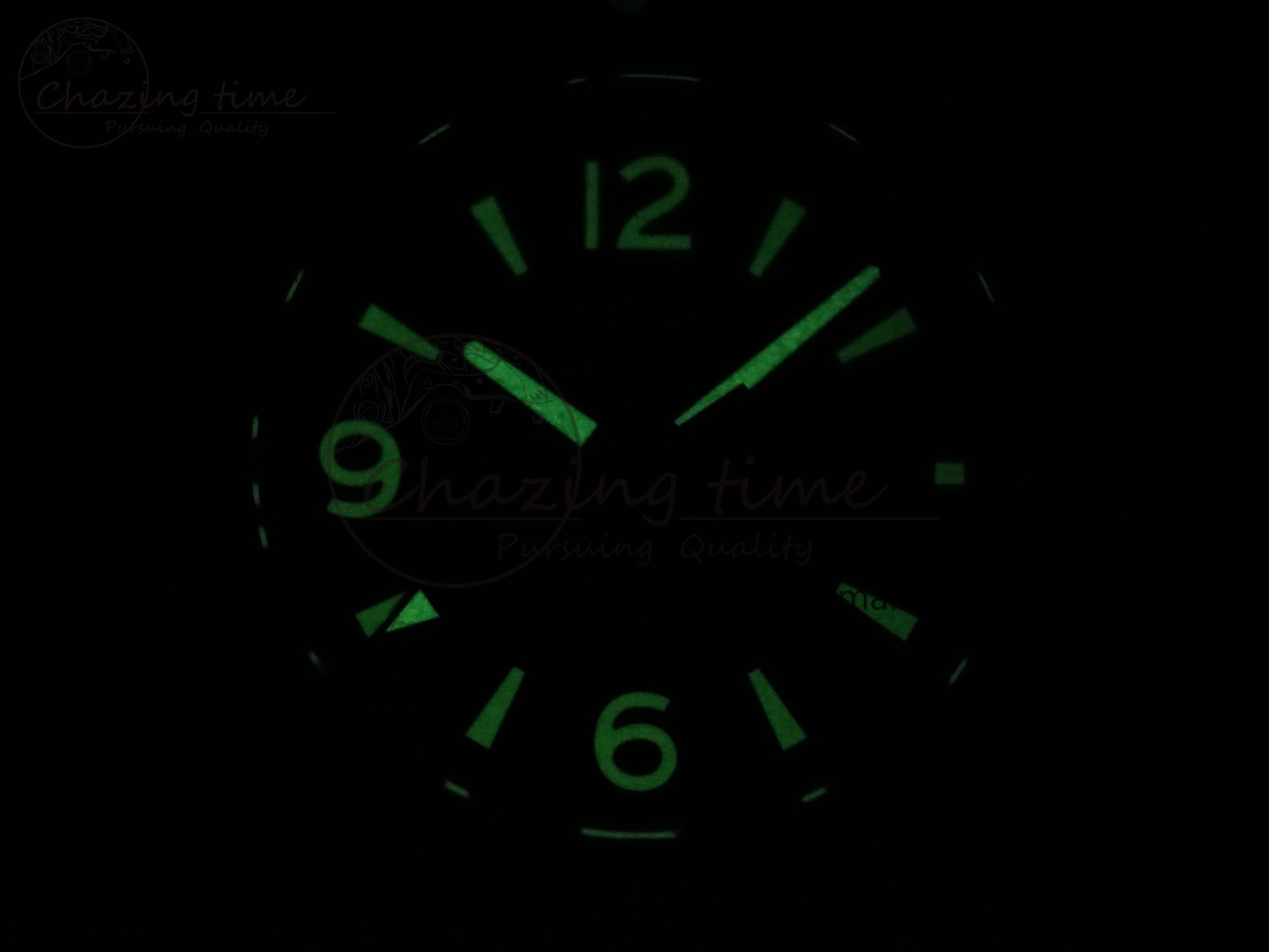 Superocean 46mm TF RG 1:1 Best Edition Black RG Dial Black Bezel on Black Rubber Strap A2824 V2