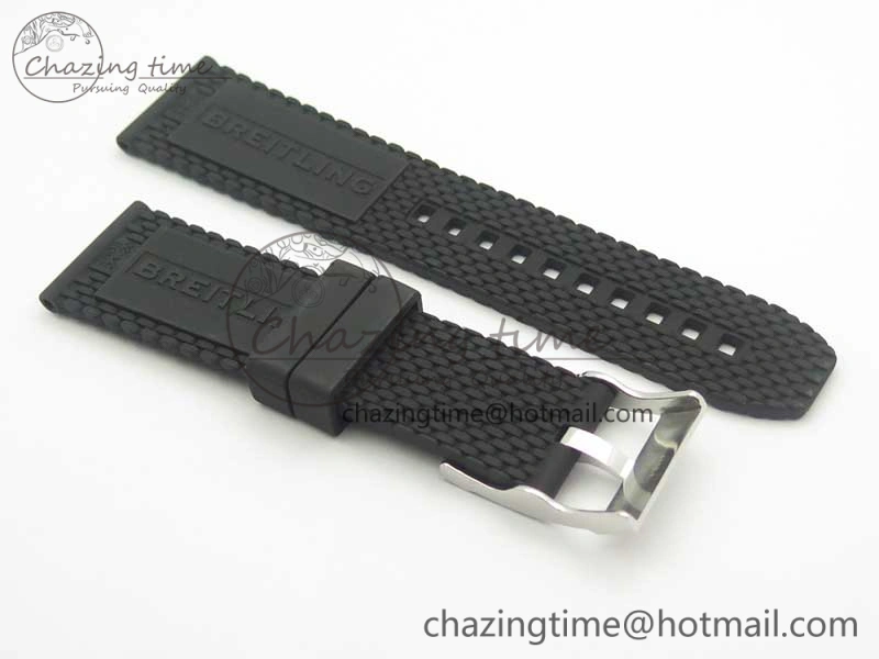 Superocean Heritage ii Chrono 46 SS OMF 1:1 Best Edition Black Bezel White Dial on Black Rubber Strap A7750