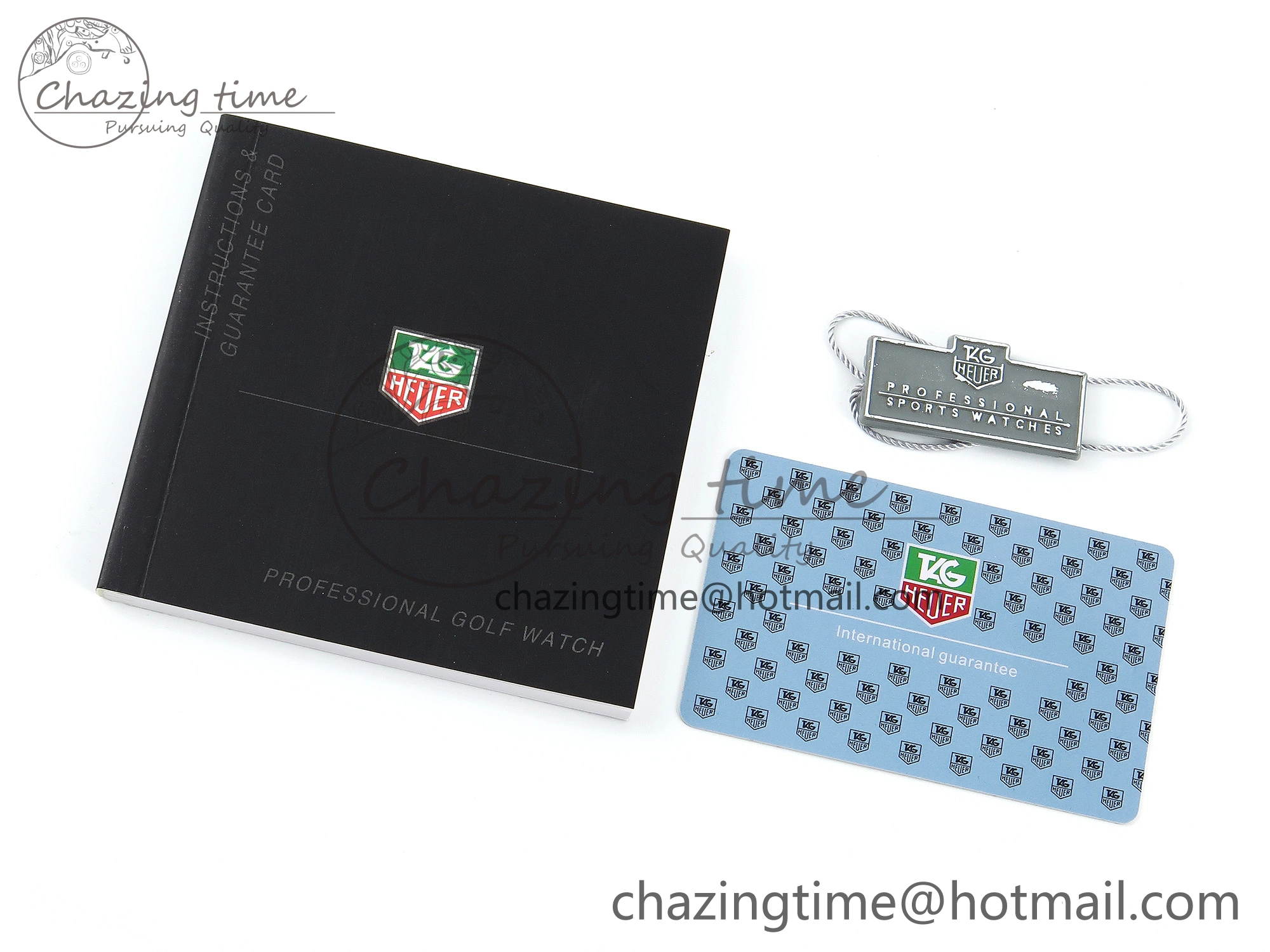 TAG HEUER NEW VERSION WATCH BOX AND PAPERS