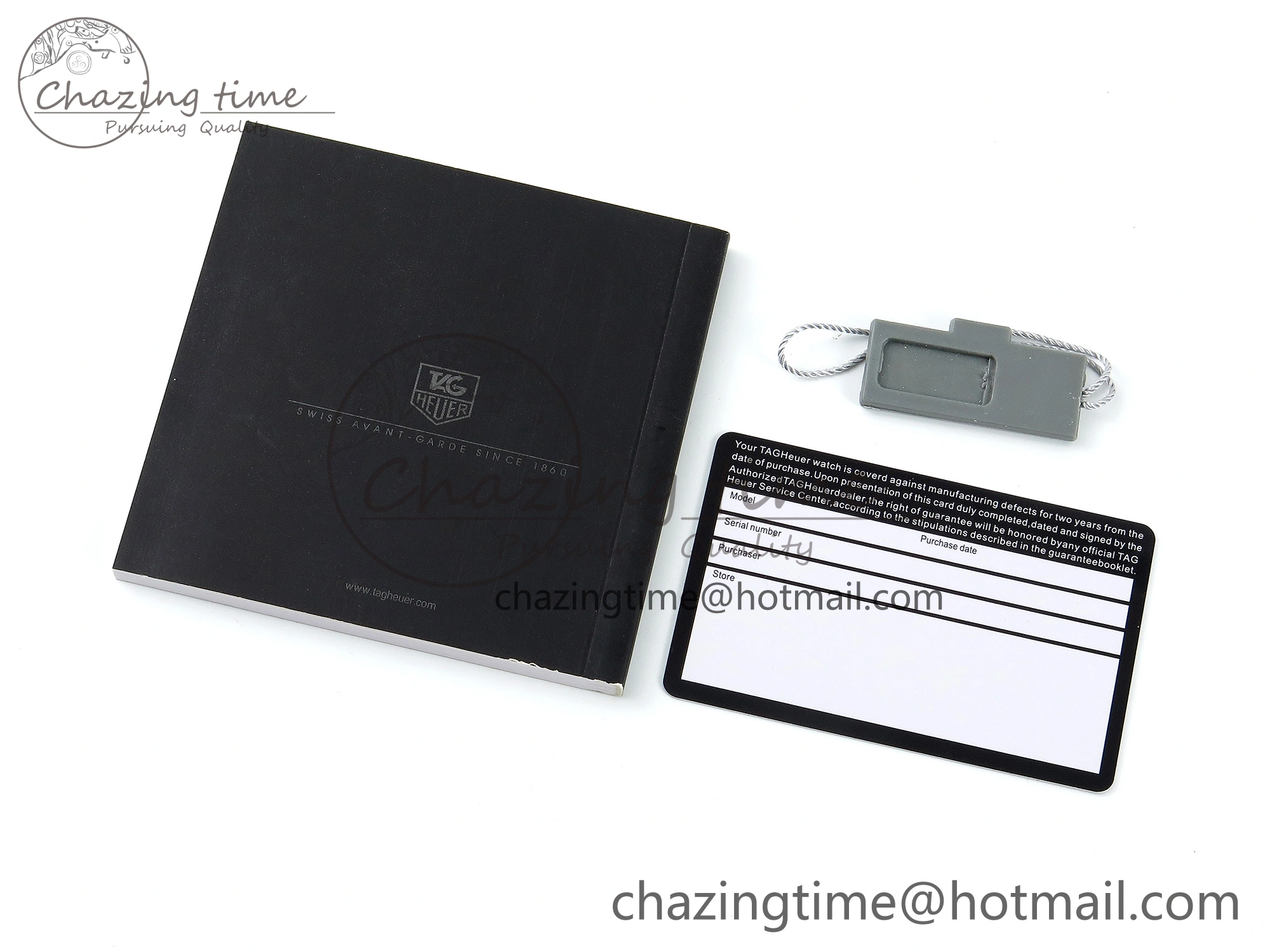 TAG HEUER NEW VERSION WATCH BOX AND PAPERS
