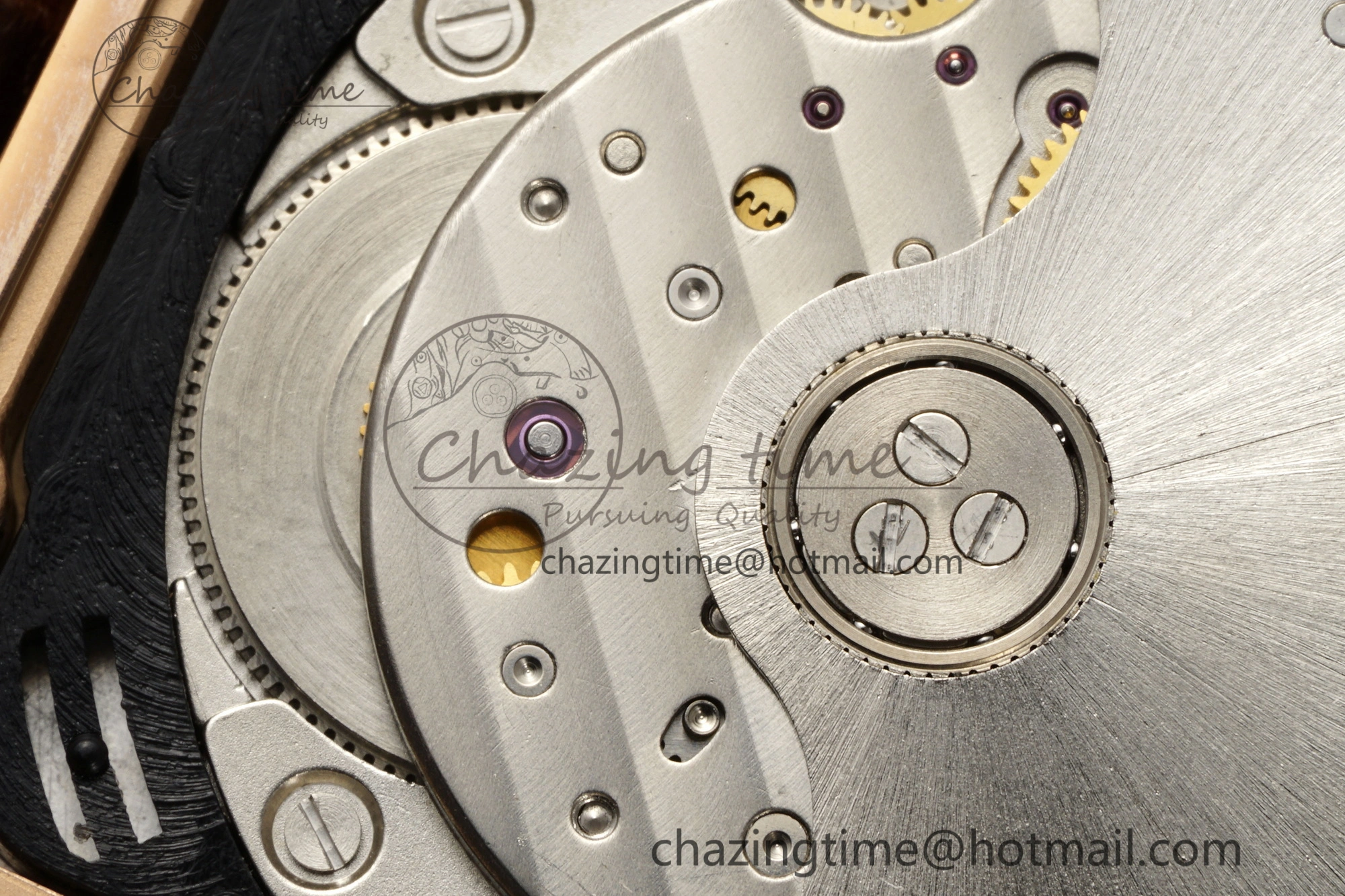 Tank 41 RG APSF 1:1 Best Edition White Dial on Brown Leather Strap MIYOTA 9015