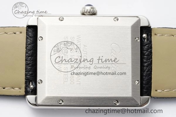 Tank 41 SS APSF 1:1 Best Edition White Dial on Black Leather Strap MIYOTA 9015