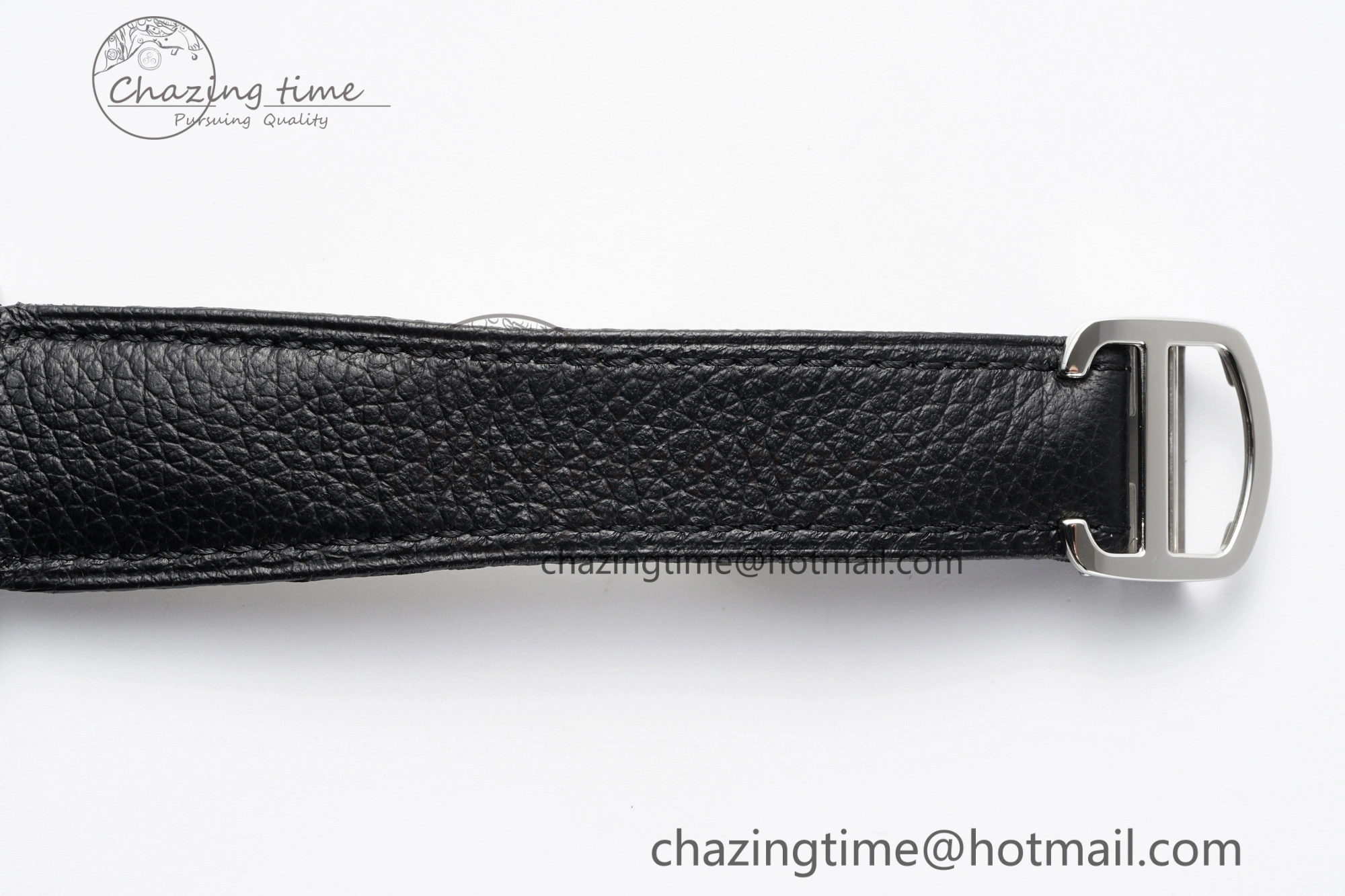 Tank 41 SS APSF 1:1 Best Edition White Dial on Black Leather Strap MIYOTA 9015