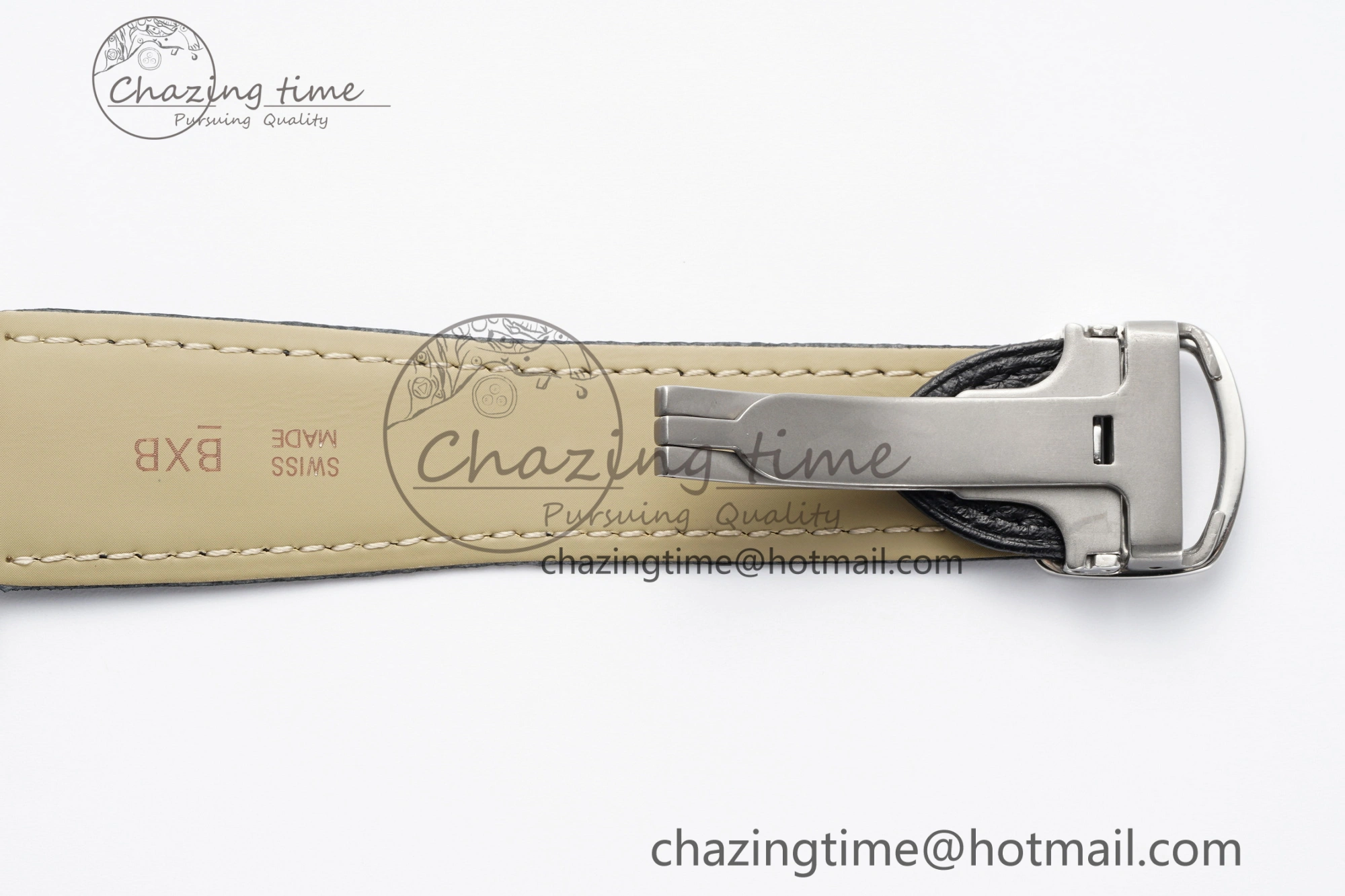 Tank 41 SS APSF 1:1 Best Edition White Dial on Black Leather Strap MIYOTA 9015