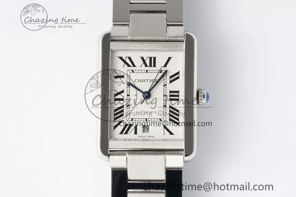 Tank 41 SS APSF 1:1 Best Edition White Dial on SS Bracelet MIYOTA 9015