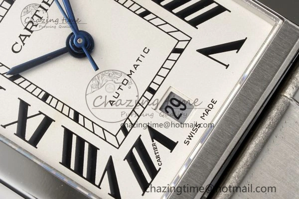 Tank 41 SS APSF 1:1 Best Edition White Dial on SS Bracelet MIYOTA 9015