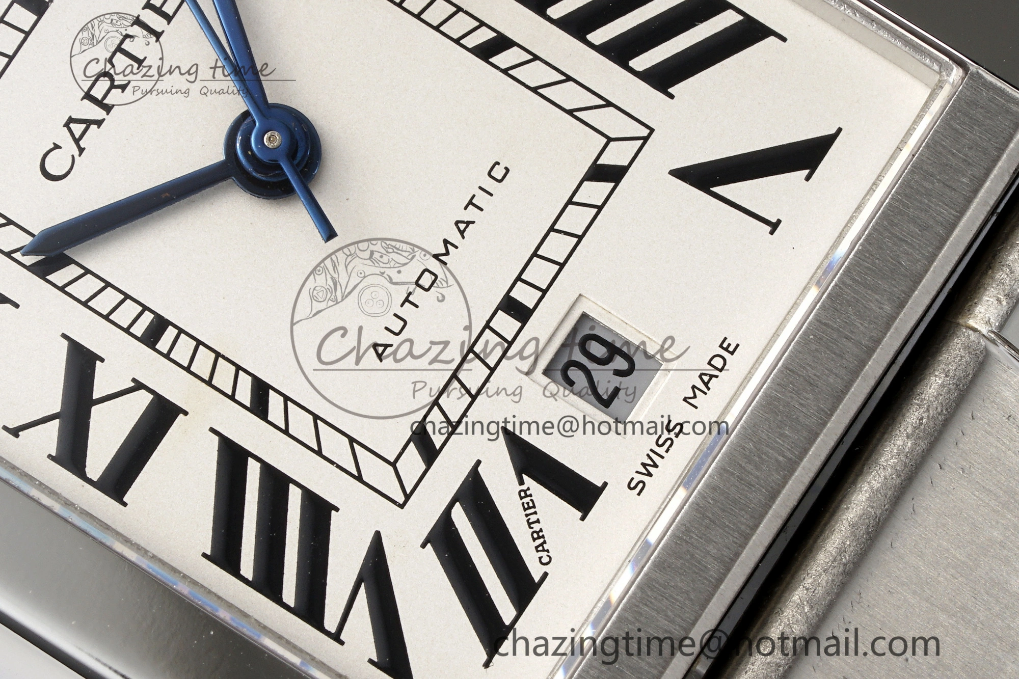 Tank 41 SS APSF 1:1 Best Edition White Dial on SS Bracelet MIYOTA 9015
