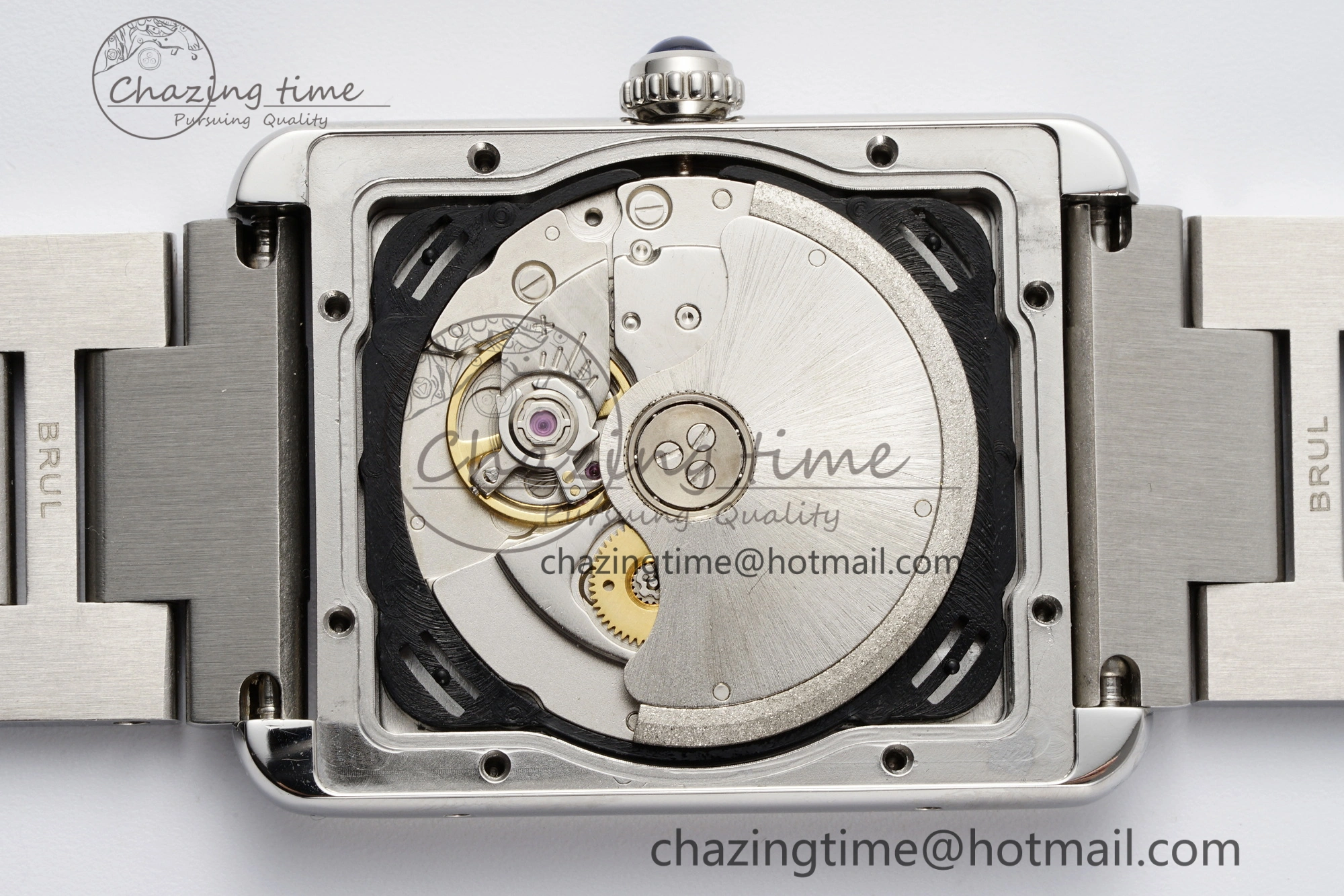 Tank 41 SS APSF 1:1 Best Edition White Dial on SS Bracelet MIYOTA 9015