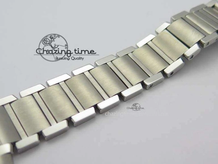 Tank Francaise 30mm Ladies SS TW 1:1 Best Edition White Dial On SS Bracelet Ronda Quartz