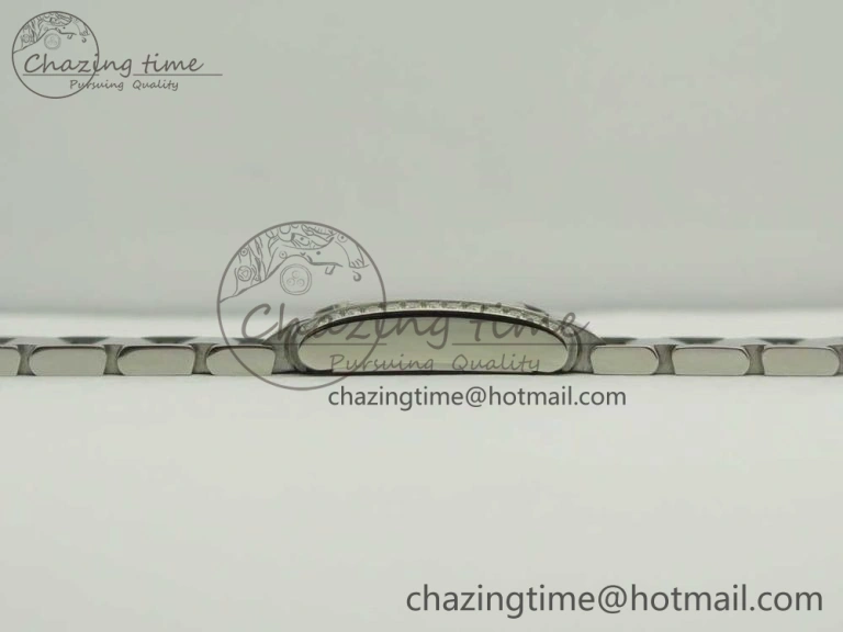 Tank Francaise Ladies 25mm Dia Bezel SS 8848F 1:1 Best Edition Ivory Dial on SS Bracelet Ronda Quartz