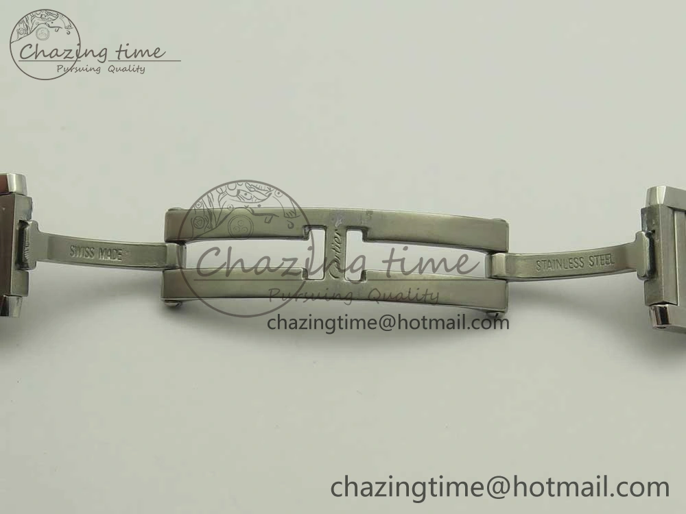 Tank Francaise Ladies 25mm Dia Bezel SS 8848F 1:1 Best Edition Ivory Dial on SS Bracelet Ronda Quartz