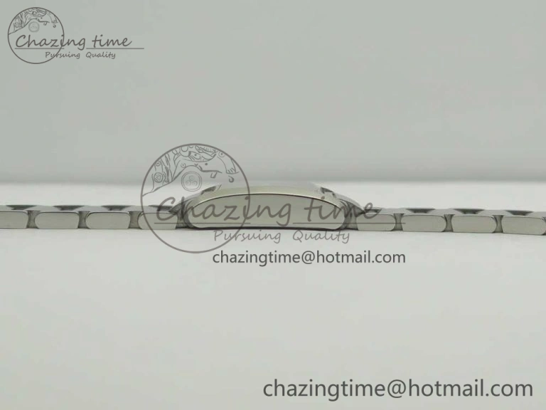 Tank Francaise Ladies 25mm SS 8848F 1:1 Best Edition White Dial Diamond Markers on SS Bracelet Ronda Quartz