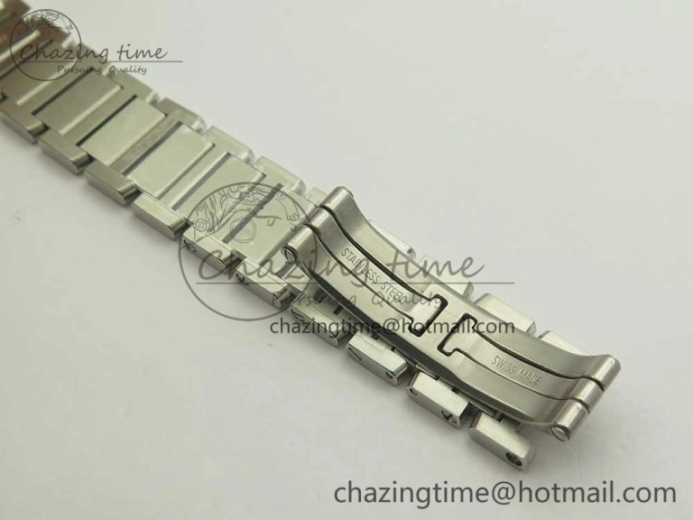 Tank Francaise Ladies 25mm SS 8848F 1:1 Best Edition White Dial Diamond Markers on SS Bracelet Ronda Quartz