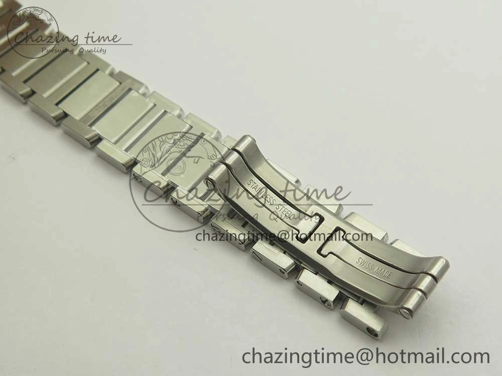 Tank Francaise Ladies 25mm SS 8848F 1:1 Best Edition White Dial Diamond Markers on SS Bracelet Ronda Quartz