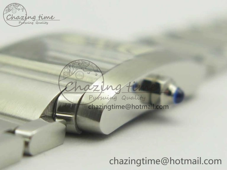 Tank Francaise Ladies 25mm SS 8848F 1:1 Best Edition White Dial on SS Bracelet Ronda Quartz