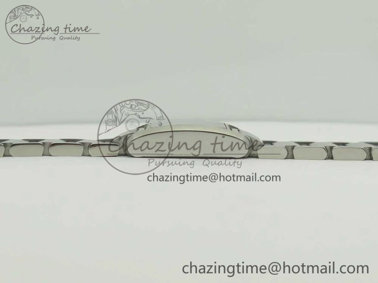 Tank Francaise Ladies 25mm SS 8848F 1:1 Best Edition White Dial on SS Bracelet Ronda Quartz