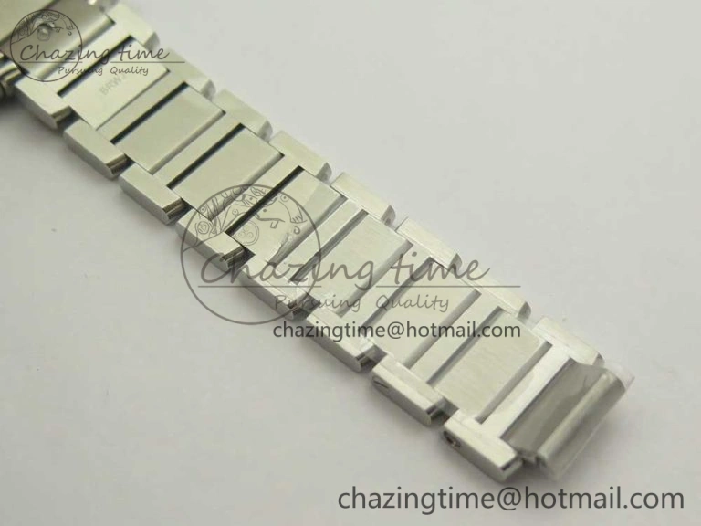 Tank Francaise Ladies 25mm SS 8848F 1:1 Best Edition White Dial on SS Bracelet Ronda Quartz