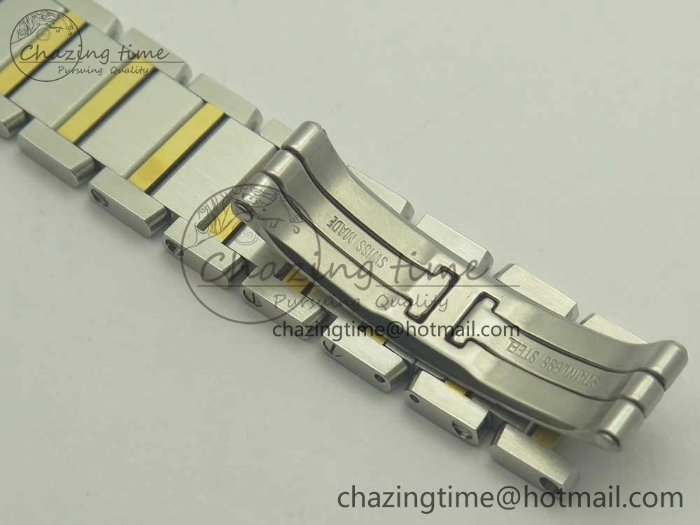 Tank Francaise Ladies 25mm SS YG 8848F 1:1 Best Edition Ivory Dial on SS YG Bracelet Ronda Quartz