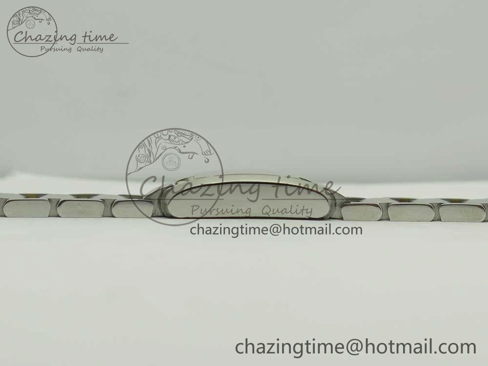 Tank Francaise Ladies 25mm SS YG 8848F 1:1 Best Edition White Diamond Dial on SS YG Bracelet Ronda Quartz