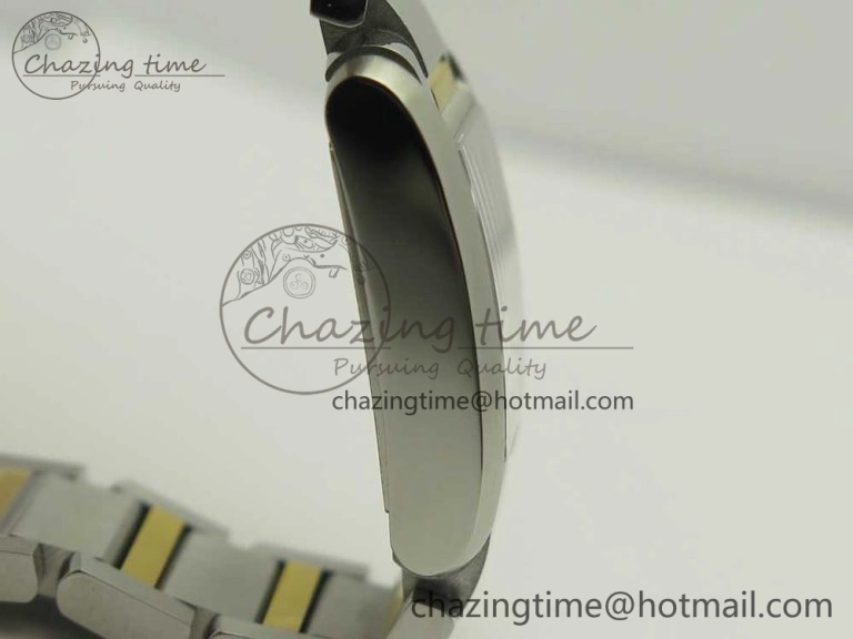 Tank Francaise Ladies 25mm SS YG 8848F 1:1 Best Edition White Diamond Dial on SS YG Bracelet Ronda Quartz