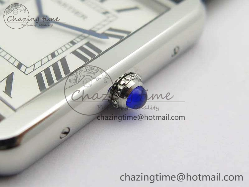 Tank Ladies W5200002 28mm SS GF 1:1 Best Edition White Dial On Black Leather Strap Ronda Quartz