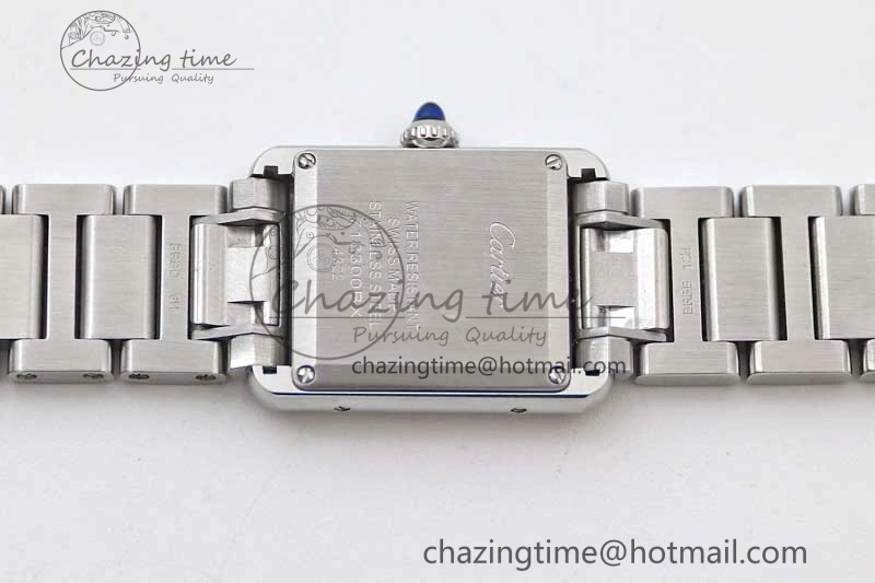 Tank Louis Ladies 29.5mm SS K11F Best Edition White Dial on SS Bracelet Ronda Quartz