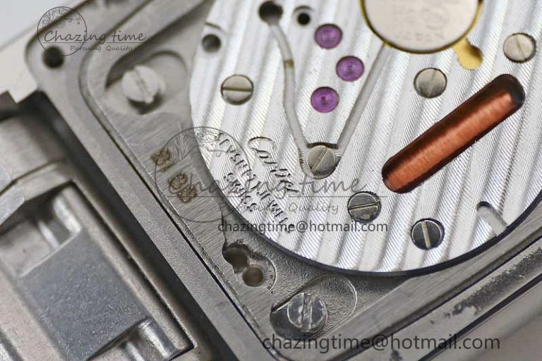 Tank Louis Ladies 29.5mm SS K11F Best Edition White Dial on SS Bracelet Ronda Quartz