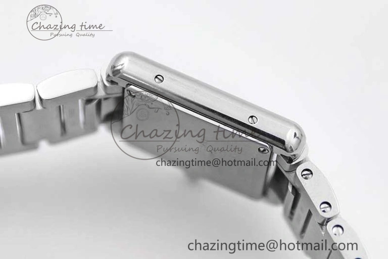 Tank Louis Ladies 29.5mm SS K11F Best Edition White Dial on SS Bracelet Ronda Quartz