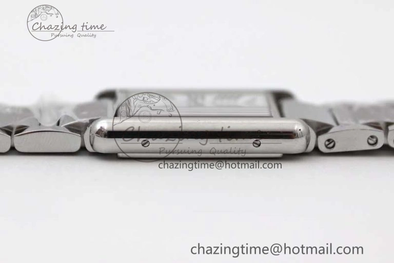 Tank Louis Ladies 33.7mm SS K11F Best Edition White Dial on SS Bracelet Ronda Quartz