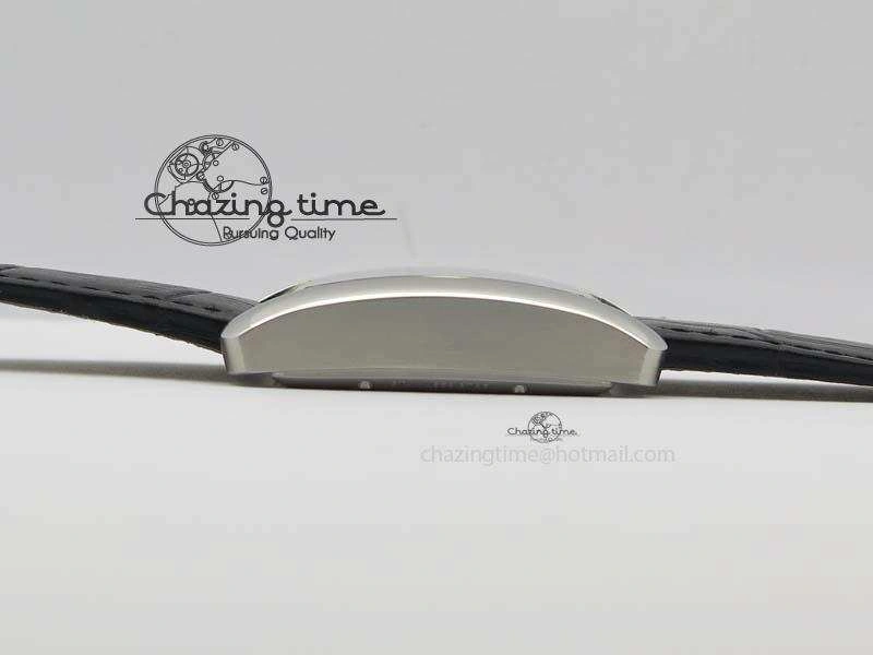 Tank MC JF Best Edition SS Black Textured Dial On Black Leather Strap A23J Cal