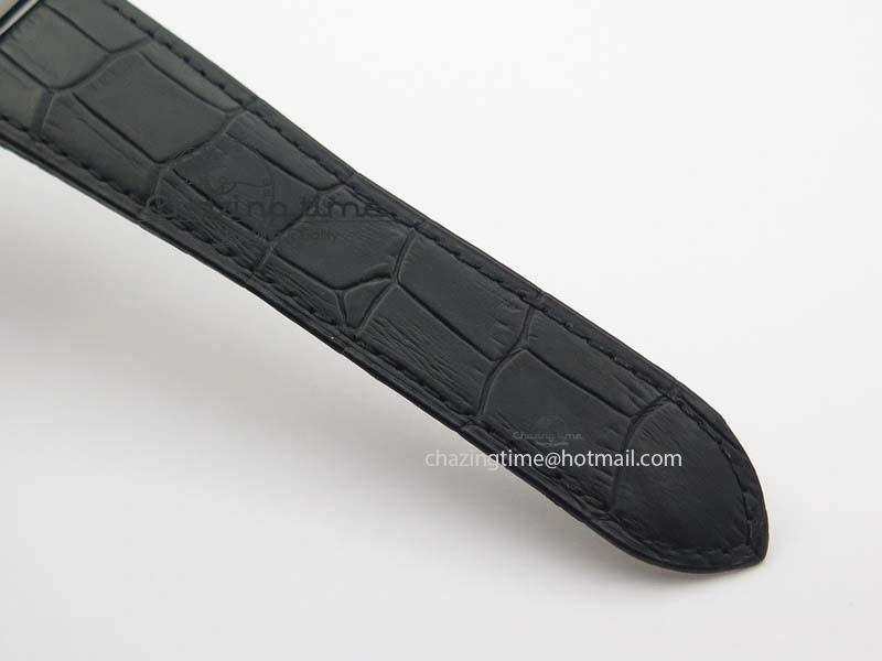 Tank MC JF Best Edition SS Black Textured Dial On Black Leather Strap A23J Cal
