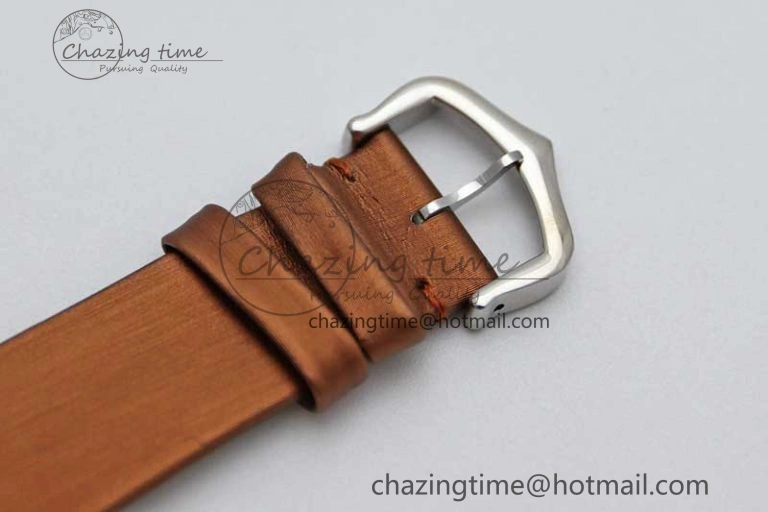 Tank Must Large SS K11F 1:1 Best Edition White Dial Diamonds Bezel on Satin Leather Strap Ronda Quartz