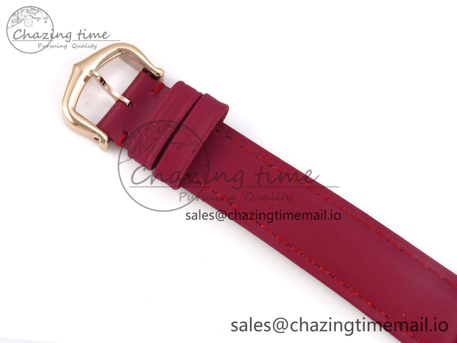 Tank Must RG 22mm AF 1:1 Best Edition White Dial on Red Fabric Strap Ronda Quartz
