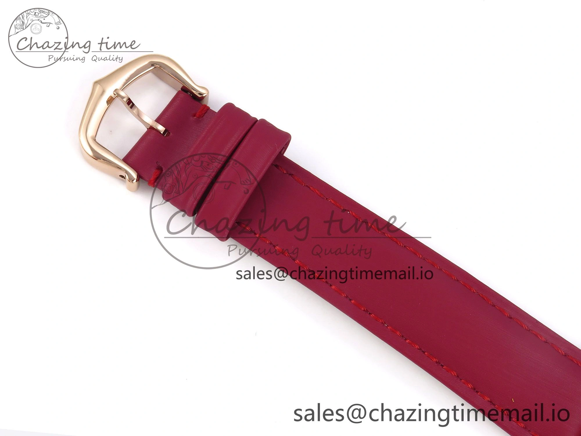 Tank Must RG 22mm AF 1:1 Best Edition White Dial on Red Fabric Strap Ronda Quartz