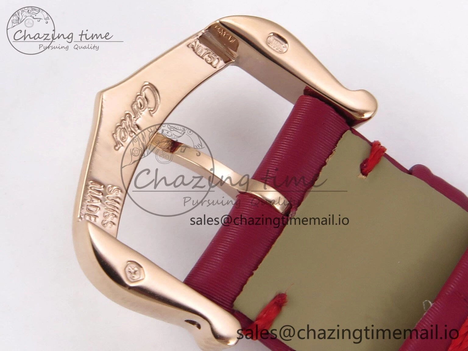 Tank Must RG 22mm AF 1:1 Best Edition White Dial on Red Fabric Strap Ronda Quartz