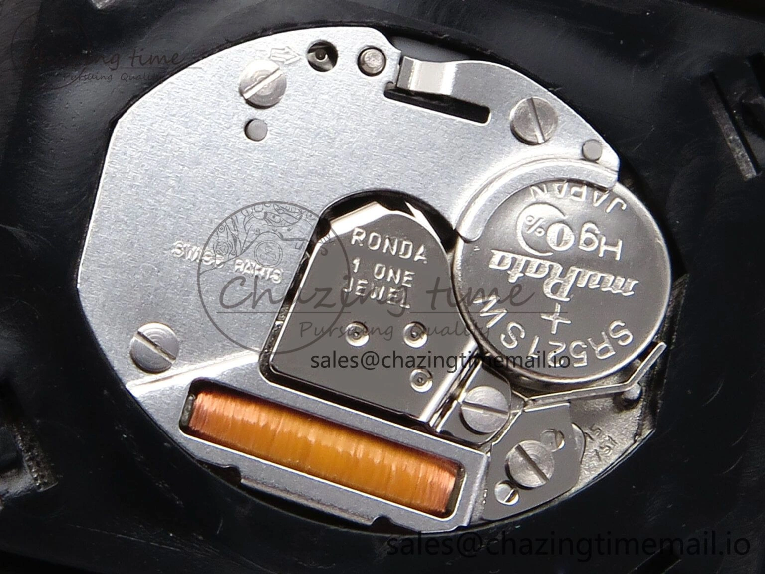 Tank Must RG 25.5mm AF 1:1 Best Edition White Dial on Blue Leather Strap Ronda Quartz